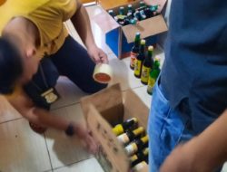 Menjelang Lebaran, Polres Banjar Sita Puluhan Minuman Beralkohol