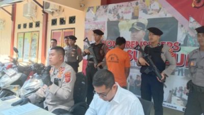 Satreskrim Polres Sukabumi Ungkap Kasus Curat Kendaraan R2 TKP Kabandungan Kabupaten Sukabumi