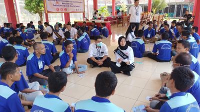 Kunjungan Kepala BNNK Sukabumi ke Lapas Warungkiara dalam rangka Konseling dan Pemberian Motivasi bagi WBP Peserta Rehabilitasi Sosial