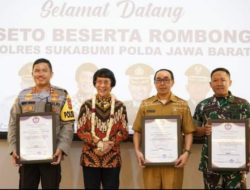 Sekda Hadiri Penyerahan Penghargaan Kak Seto Award Di Mapolres Sukabumi