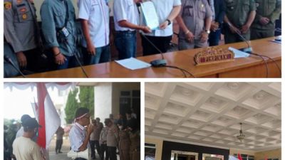 DPD IWO Indonesia OKI Demo di DPRD OKI, Terkait Hibah Lahan Eks Kantor Bupati