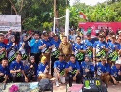 15 Tim Volleyball Putra dan 6 Tim Volleyball Putri Bertanding di Porcam 2 Kecamatan Rantau Panjang