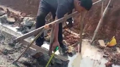 Proyek Peningkatan Jaringan Irigasi, Dinas PUPR Provinsi Sumut Di Simodong, Diduga Dikerjakan Asal Jadi, SMK3 Diabaikan