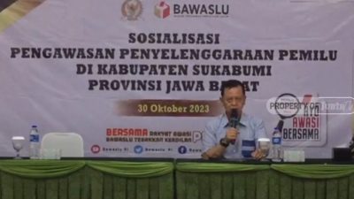VIDEO: Sosialisasi Pengawasan Pemilu di Kab. Sukabumi, Masyarakat Diajak Berperan Dalam Pemilu