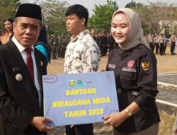 Wakil Bupati Ardani Serahkan Penghargaan UMKM Berprestasi Kepada UMKM Sriwijaya Indonesia