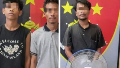Tiga Pelaku Pembongkaran Rumah Diringkus Satreskrim Polsek Indrapura