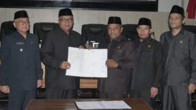 Rapurna DPRD Kabupaten Sukabumi,Bupati Sampaikan Pandangan Akhir Raperda APBD 2024