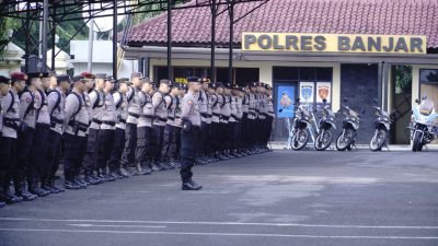 Hari Ini Personel Polres Banjar Bergeser ke TPS Masing-masing, Kapolres : 235 Personel Siap Amankan TPS