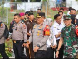 Pengamanan Kunjungan Presiden RI dan Peresmian Jalan Tol Indrapura oleh Kapolda Sumut Irjen Pol Agung Setya Imam Effendi