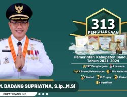 Hari Jadi ke-383 Kabupaten Bandung, Bupati DS Beri Kado 313 Penghargaan